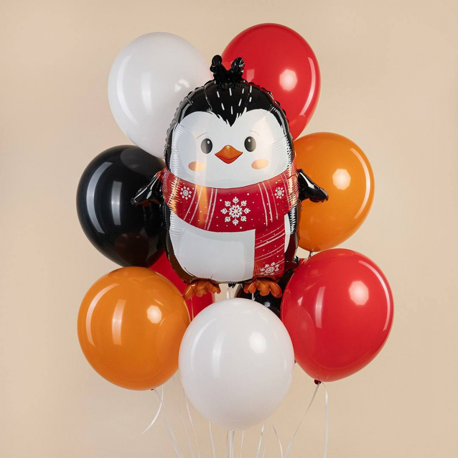 Букет из шаров «Милый пингвин»