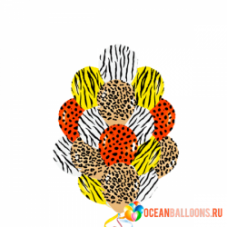 Воздушный шар «Цвета джунглей»