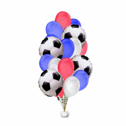 Букет шаров футбол 19 шт