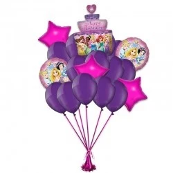 Букет из 21 шаров на День Рождения Вашей Принцессе