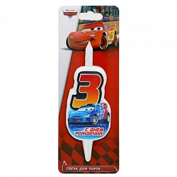 Свеча цифра 3 Тачки