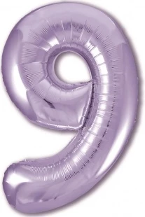 Цифра 9, Slim, Сиреневый