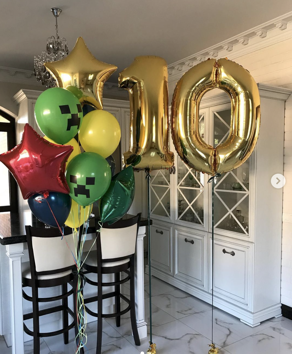Шары на День Рождения 10 лет
