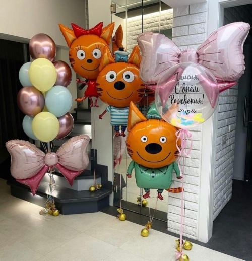 Готовое решение «Три кота на празднике»