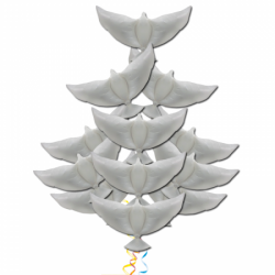 Облако шаров на свадьбу